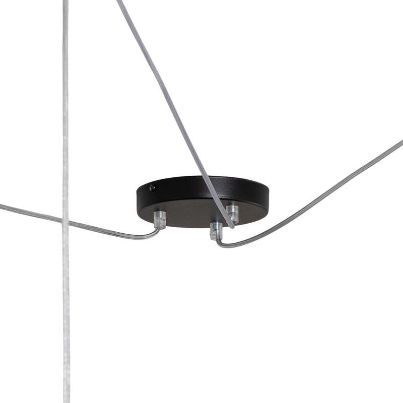 Pendellampe Ascot grau Hängelampe LED dimmbar 3-flammig Pendelleuchte Leuchte - 5907106011044