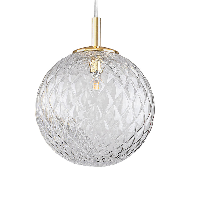 Pendelleuchte Cadix Hängelampe Glaslampe Glas einflammig Ø 21 cm SIEHE TEXT/FOTO - 5901780546090
