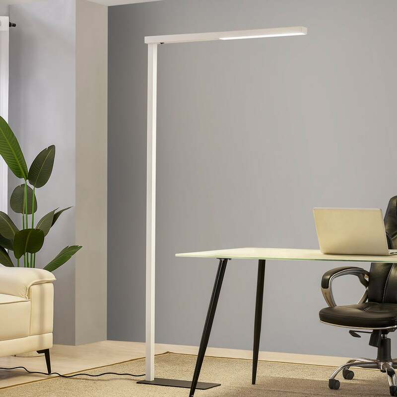 Arcchio Stehleuchte Tamilo LED Lampe Büro Leuchte weiß 194cm Metall 22W 4000K - 4251096548624