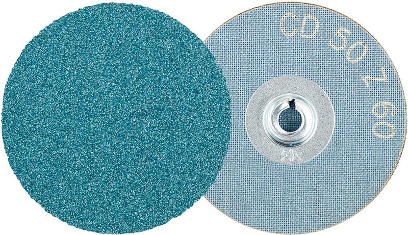 PFERD Schleifblatt Schleifscheibe COMBIDISC Zirkon Ø50mm 100 Stück Stahl Z60 - 4007220266472
