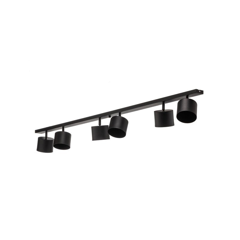 Aldex Deckenstrahler 1047PL K 6-flammig schwarz Deckenlampe GU10 Deckenleuchte - 5904798654696