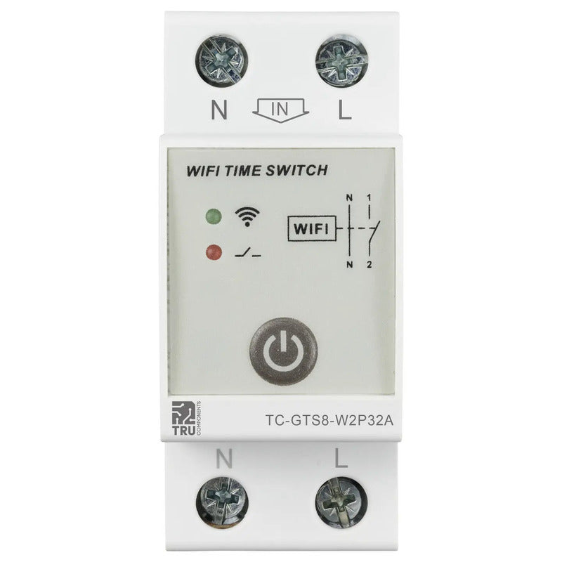 TRU COMPONENTS WLAN-Schalter TC-GTS8-W2P32A 230V Multifunktional 32A 1min-24h - 4064161321271