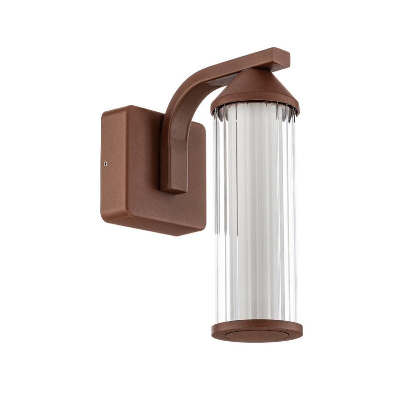 Lindby Außenwandleuchte Neravio LED Gartenleuchte rost 26cm IP54 warmweiß 1450lm - 4255830909221
