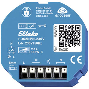 B-Ware Eltako FD62NPN Dimmaktor Unterputz 230V 300W für LED Halogenfrei blau