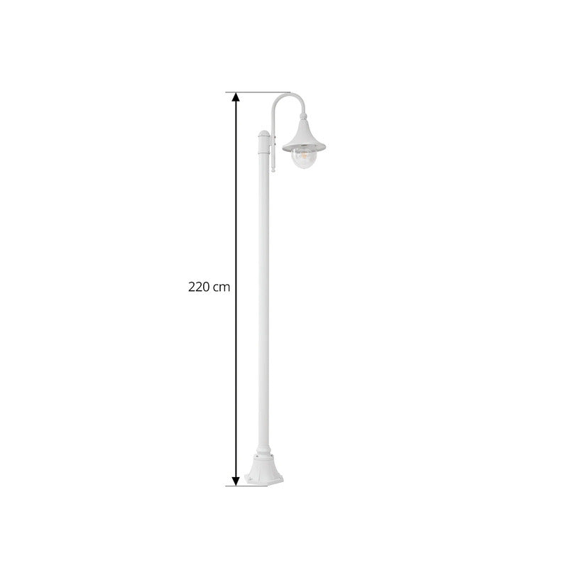 Lindby Daphne Außenleuchte H220 Weiß Lampe Stehlampe Leuchte Spot - 4251911798111