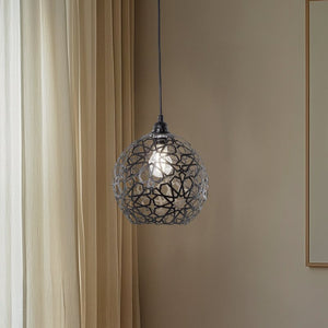 B-Ware Opviq Fellini Hängelampe Pendelleuchte MR-785 Lampe 1-flammig Ø 25cm schwarz