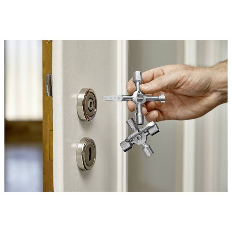 Knipex Schaltschrankschlüssel TwinKey® Multifunktionsschlüssel 92mm - 4003773074670