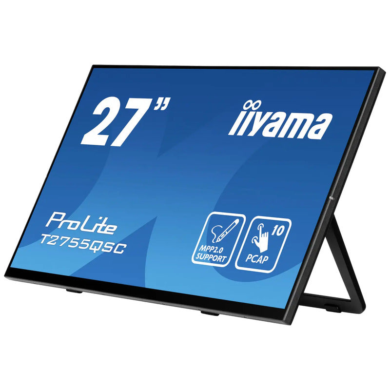 Iiyama ProLite T2755QSC-B1 27 Zoll Touchscreen-Monitor 2560x1440 5ms HDMI Dis... - 4948570122981