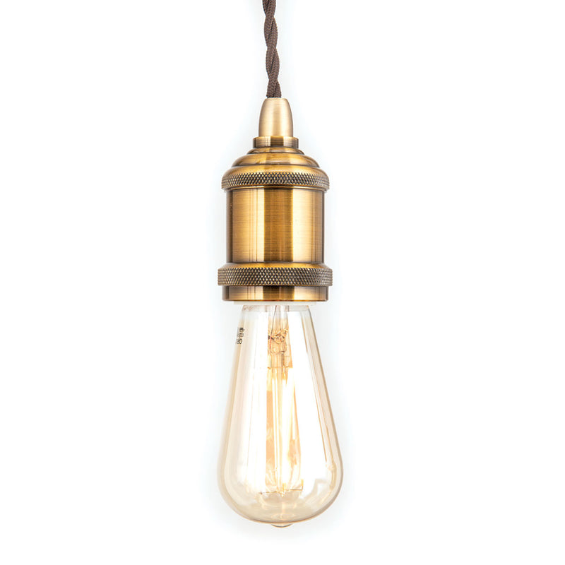 Orion Hängelampe Cellar 6-flammig LED Hängeleuchte Hanfseil dimmbar braun 85cm - 9003090257423