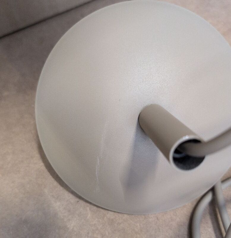 TK-Lighting Hängeleuchte Lava LED Pendelleuchte dimmbar sand/grau Ø35cm 185cm - 5906135113255