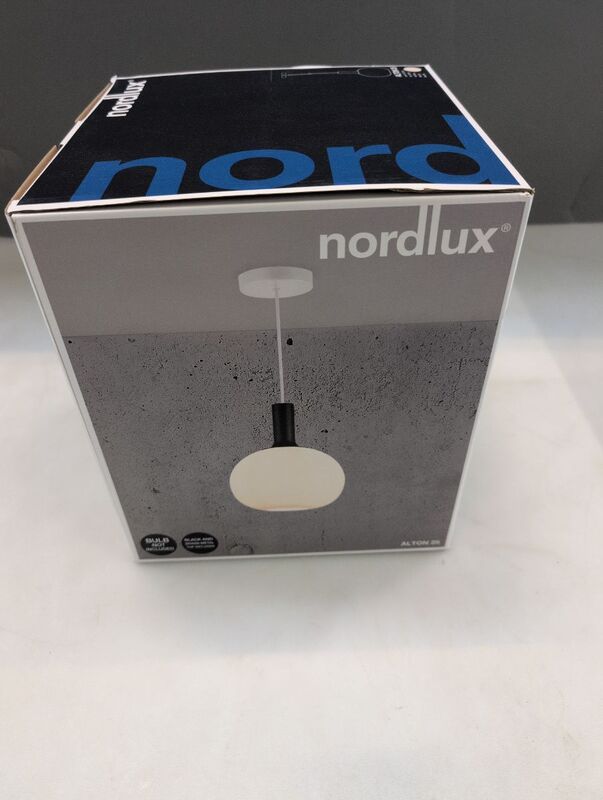 Nordlux Pendelleuchte Hängeleuchte Alton 25 E27 60W Lampe Opal 300cm Höhe 330mm - 5701581413887
