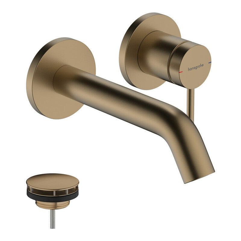 Hansgrohe Einhebel-Waschtischarmatur Tecturis S UP Designer Armatur bronze 165mm - 4059625470800