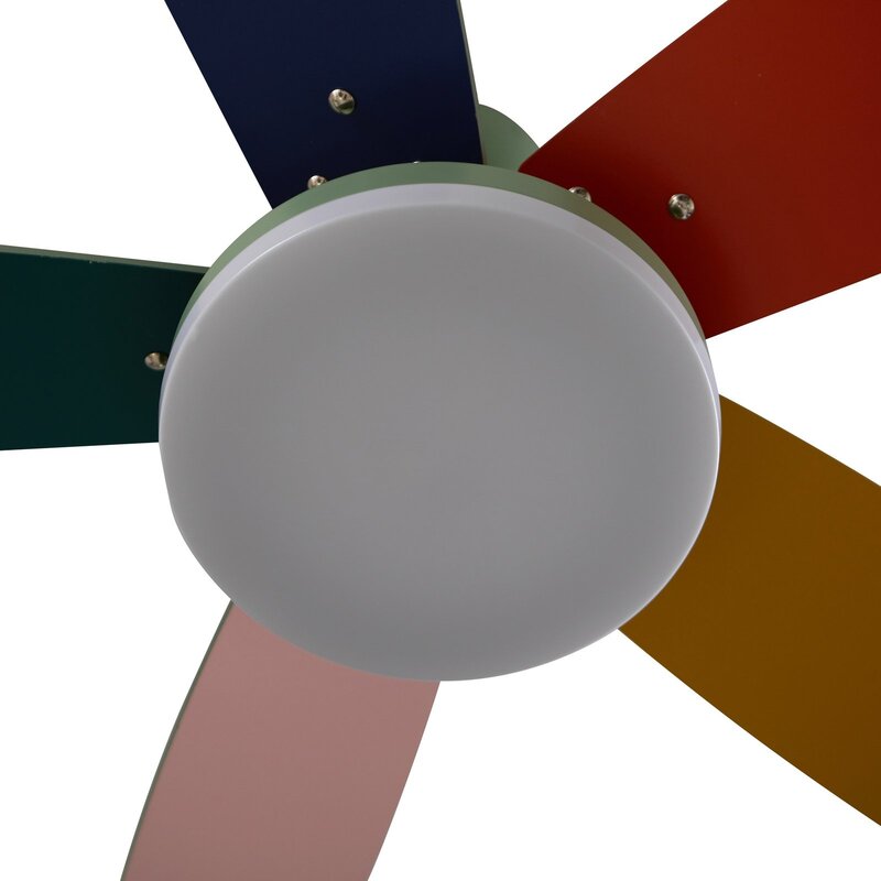 Lindby LED-Deckenventilator Jonte Holz DC leise Ø 106 cm dimmbar Fernbedienung - 4251911779998