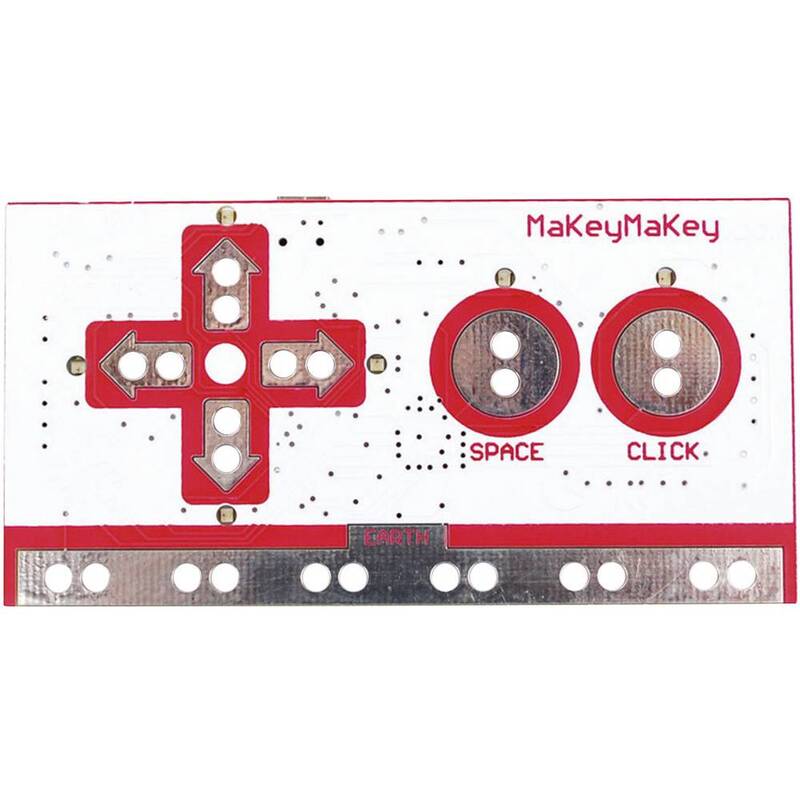 MAKEY MAKEY Gamepad Eingabegerät Controller PC Gaming Schwarz Rot Weiß - 0713757965125