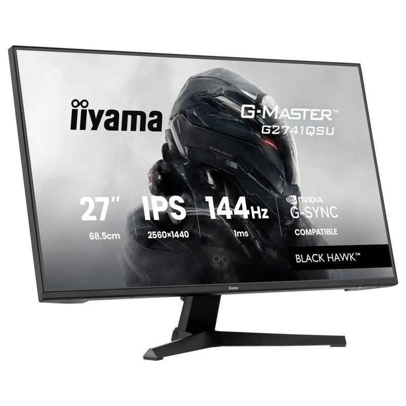 Iiyama Gaming Monitor 27 Zoll G-Master Black Hawk 2560x1440 IPS 144Hz schwarz - 4948570126873