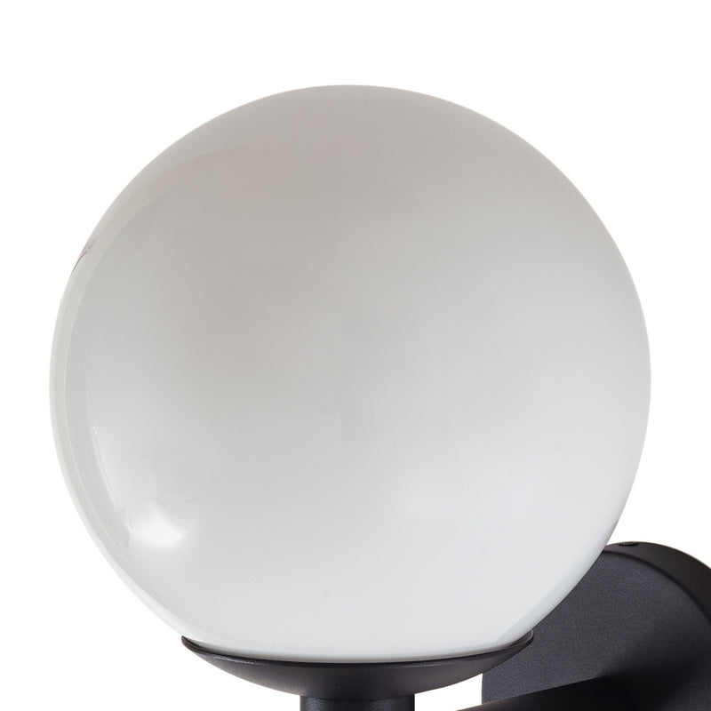 Lindby Außenwandleuchte Dangan LED Gartenlampe Wandleuchte dimmbar schwarz weiß - 4251911798852