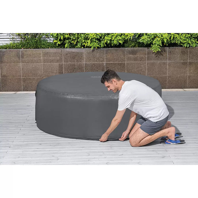 LAY-Z-SPA BW60317 Small Round Thermal Hot Tub Cover - Grey - 6941607321263