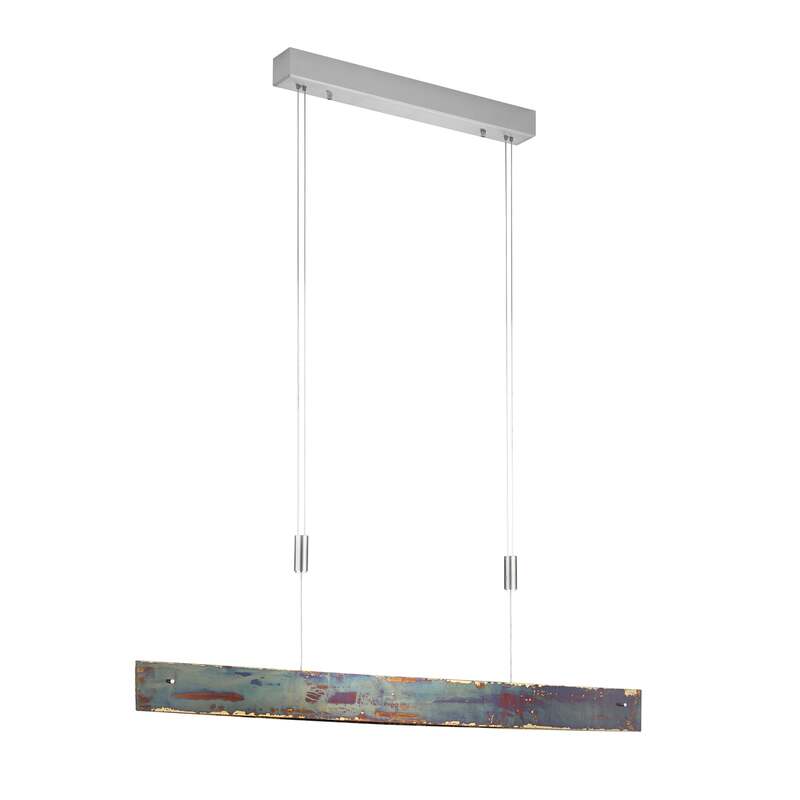 quitani Pendelleuchte Hängeleuchte Malu LED Lampe dimmbar gold oxidiert 100 cm - 4251911707755