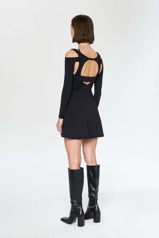 IAMNOTBASIC Blanca Kleid Dress Schwarz Damenmode Größe S - 8682521047096