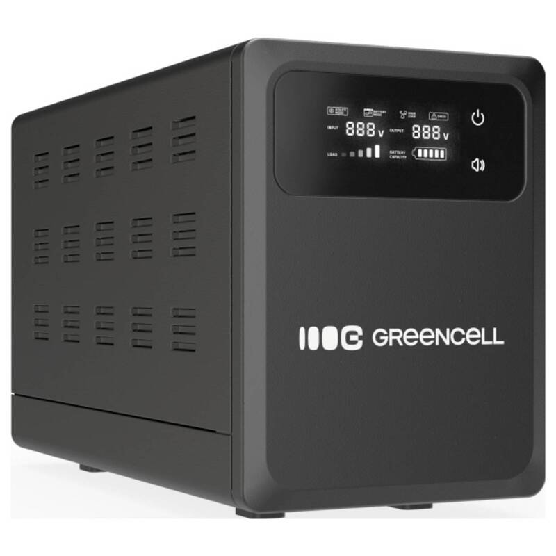 Green Cell USV Notstromversorgung Stromausfall Schwarz Powercore SIEHE TEXT/FOTO - 5904326376601