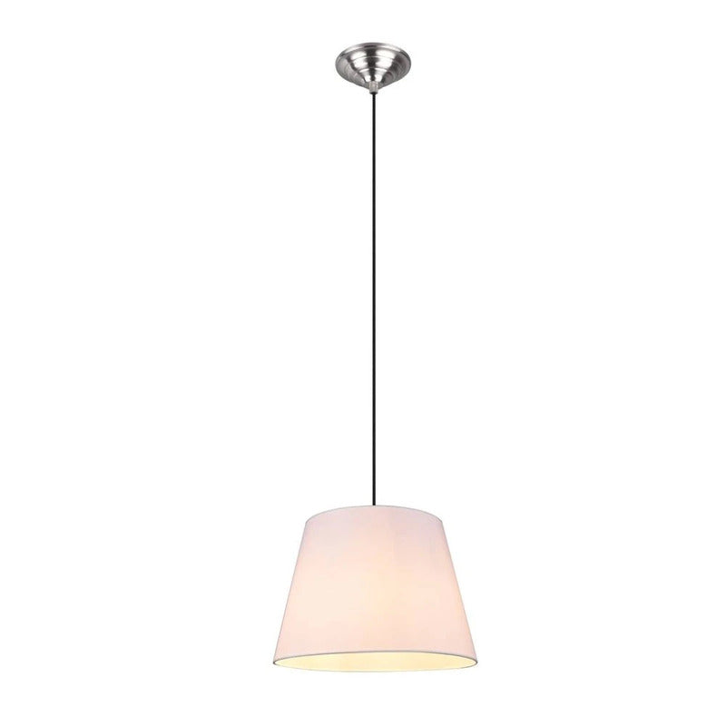 Lindby Alomira Hängeleuchte Pendelleuchte Lampe nickel Metall weiß dimmbar - 4251911748628