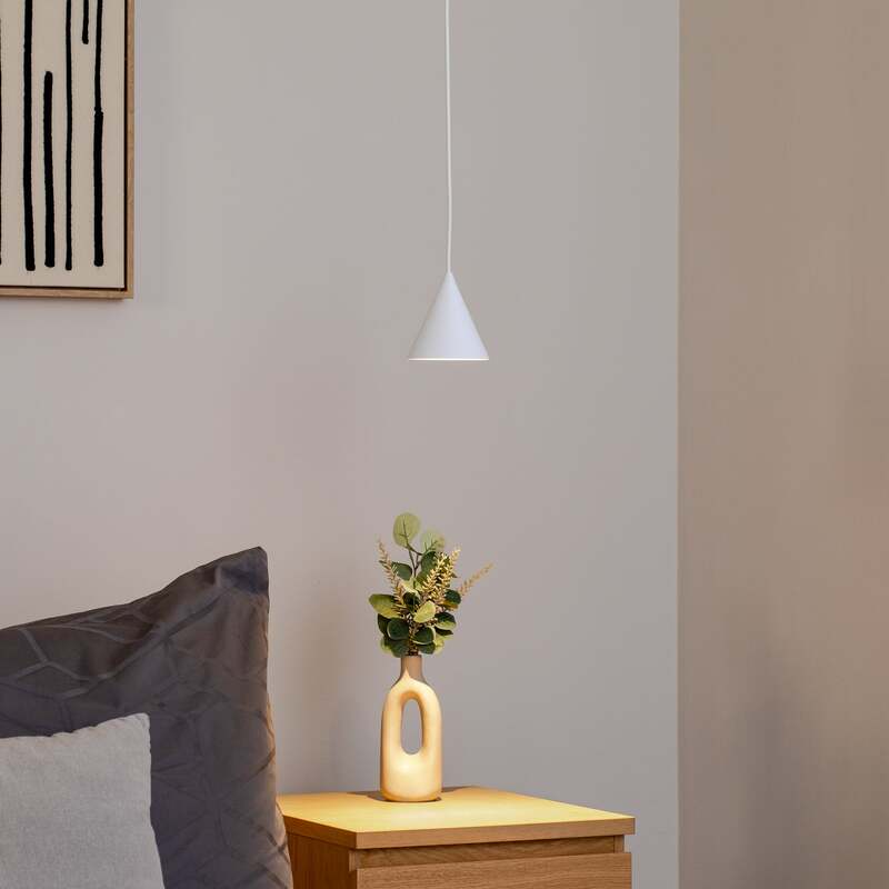 Nowodvorski Hängeleuchte ZENITH LED Pendelleuchte dimmbar weiß Stahl Ø11cm 130cm - 5903139114530