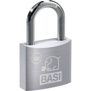 B-Ware Basi Vorhängeschloss 60mm Schlüsselschloss gleichschließend Alu 2 Schlüssel