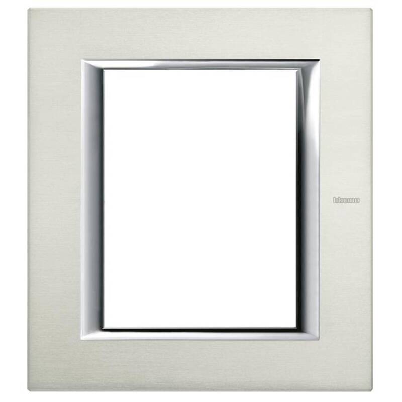 Legrand Rahmen Abdeckung Axolute Aluminium Metall Serie 1 St Rahmen Synonym - 8012199761336