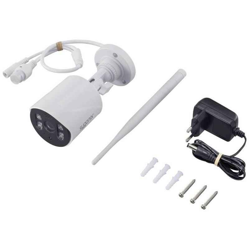 Sygonix Zusatzkamera Funkkamera 1920x1080 Pixel IP65 Innenbereich IR-LEDs 150m - 4064161206899