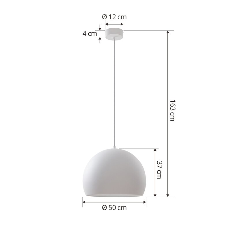 Lucande Pendelleuchte Hängelampe LED Lythara weiß Aluminium Wohnzimmer Esszimmer - 4251911768169