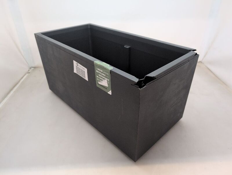 Deroma Pflanzkasten Hochbeet Millennium 79x39cm anthrazit Kunststoff 73l - 0191942097385