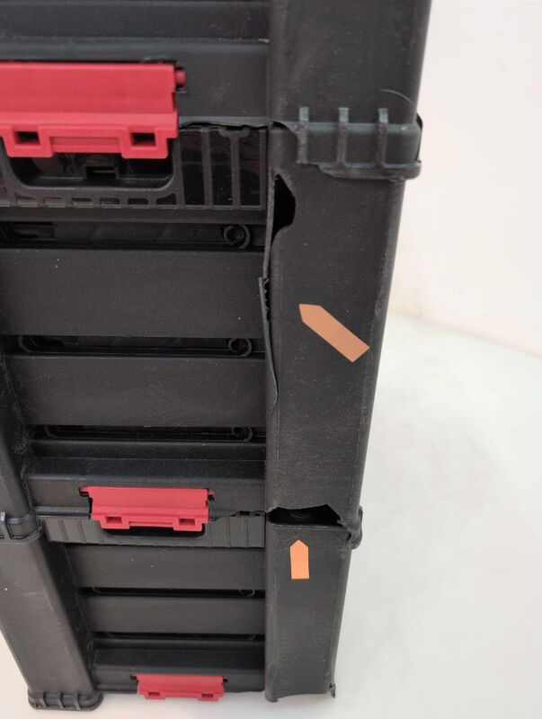 Keter Werkstattwagen schwarz 7 Schubladen Werkzeugwagen Handwerkzeug 60x38x83cm - 7290106925144