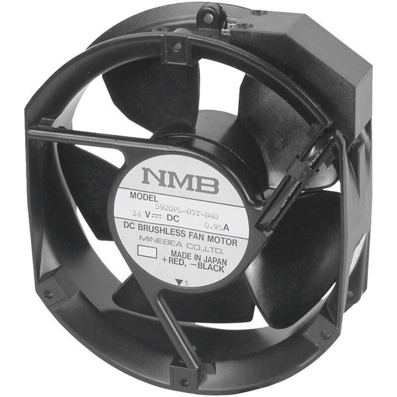 NMB Minebea Axiallüfter 5915PC-23T-B30 230V 300m³/h Lüfter schwarz 172x150x38mm - 2050000369599