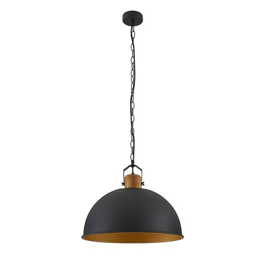 Lindby Flurin Hängeleuchte Deckenlampe Deko-Pendelleuchte E27 Metallschirm 1-flg - 4251096599893