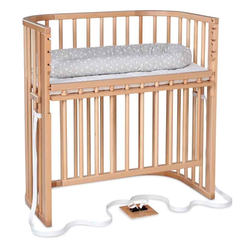 Babybay Boxspring Comfort Plus Natur Beistellbett für Boxspringbetten Beige - 2000578978105