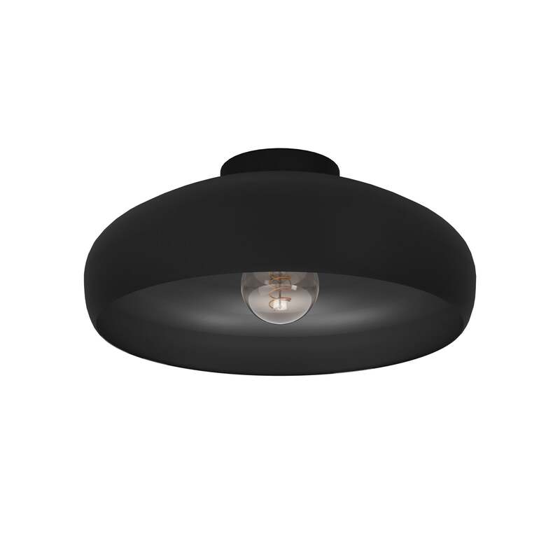 Eglo Deckenleuchte Lampe Mogano LED Leuchte dimmbar schwarz Ø40cm 17cm hoch - 9002759436377