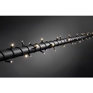 B-Ware Konstsmide Micro-Lichterkette LED Beleuchtung Lichterschlauch Warmweiß Länge 12m