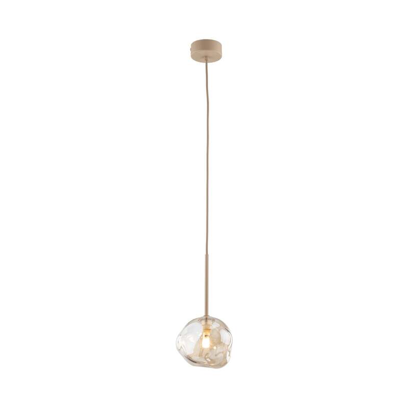 TK-Lighting Hängeleuchte Lava LED Pendelleuchte Lampe dimmbar sand Ø15cm - 5906135111060