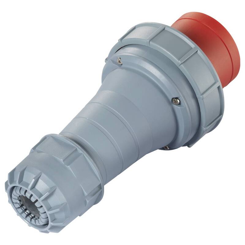 SYGONIX CEE Stecker 125A IP67 400V 5polig grau rot Schraubklemmen 1 St. - 4064161472867