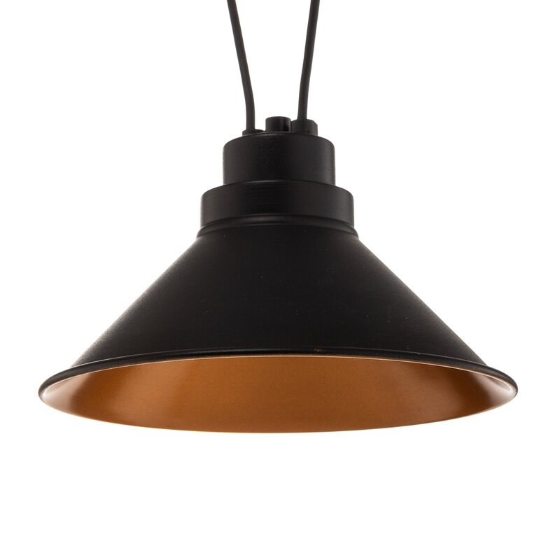 Nowodvorski-Lighting Hängelampe Perm III schwarz variabel montierbar Lampe Spot - 5903139914697