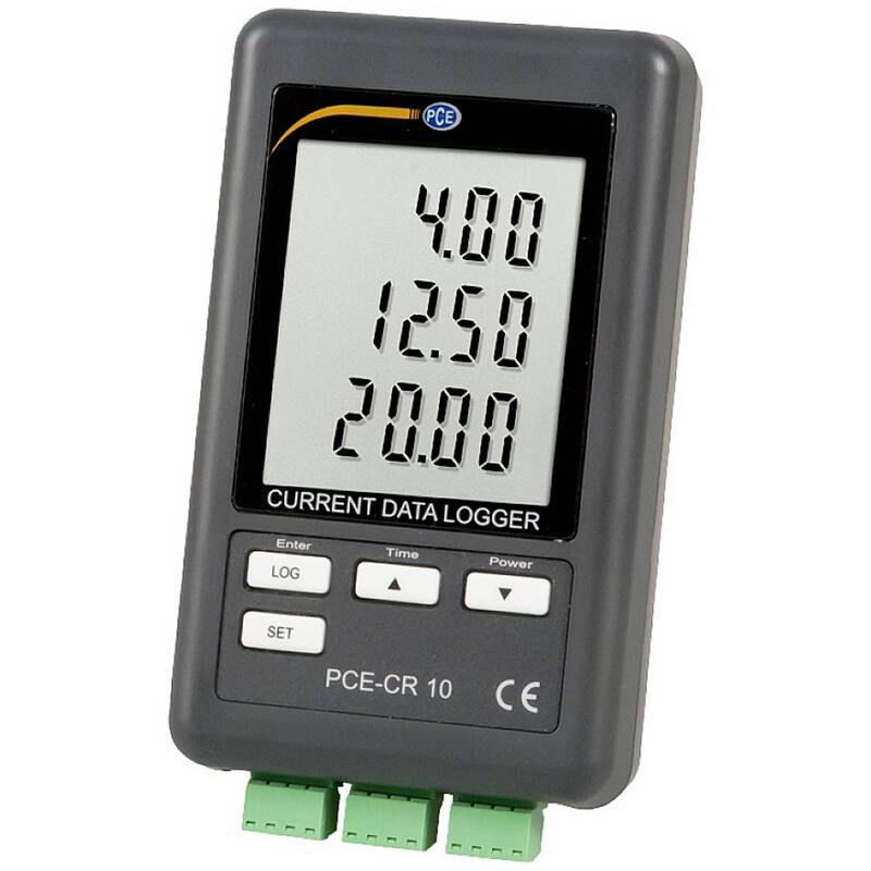 PCE Instruments Strom Datenlogger PCE-CR 10 Messgerät Umwelt-Messgerät Prüfgerät - 4250348719348