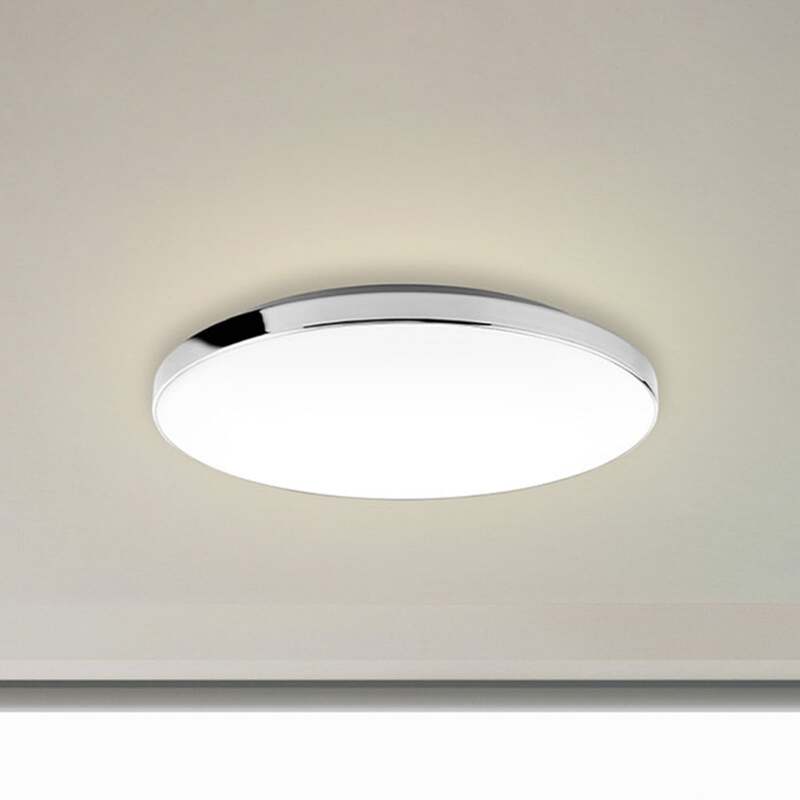 Briloner Deckenlampe Deckenleuchte LED Lampe Leuchte chrom/weiß Ø35,5cm IP44 - 4002707339298