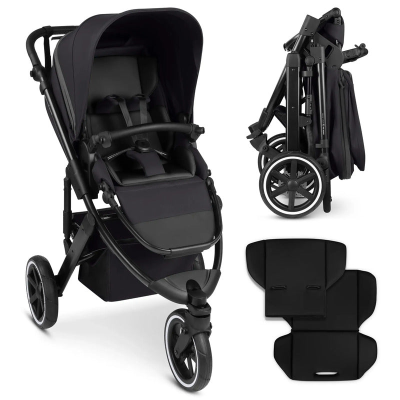 ABC Design Kinderwagen Buggy Salsa 5 Run Sportwagen Joggingwagen schwarz - 4045875176647