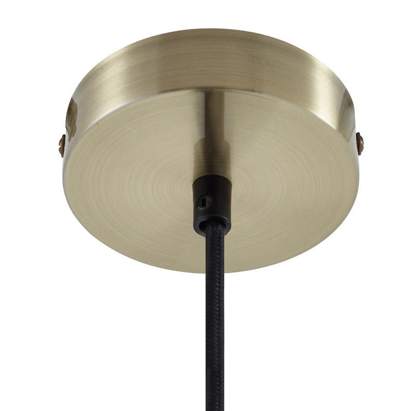 Lindby Pendelleuchte Hängeleuchte Hattie messing Aluminium E27 LED Wohnzimmer - 4251911797442