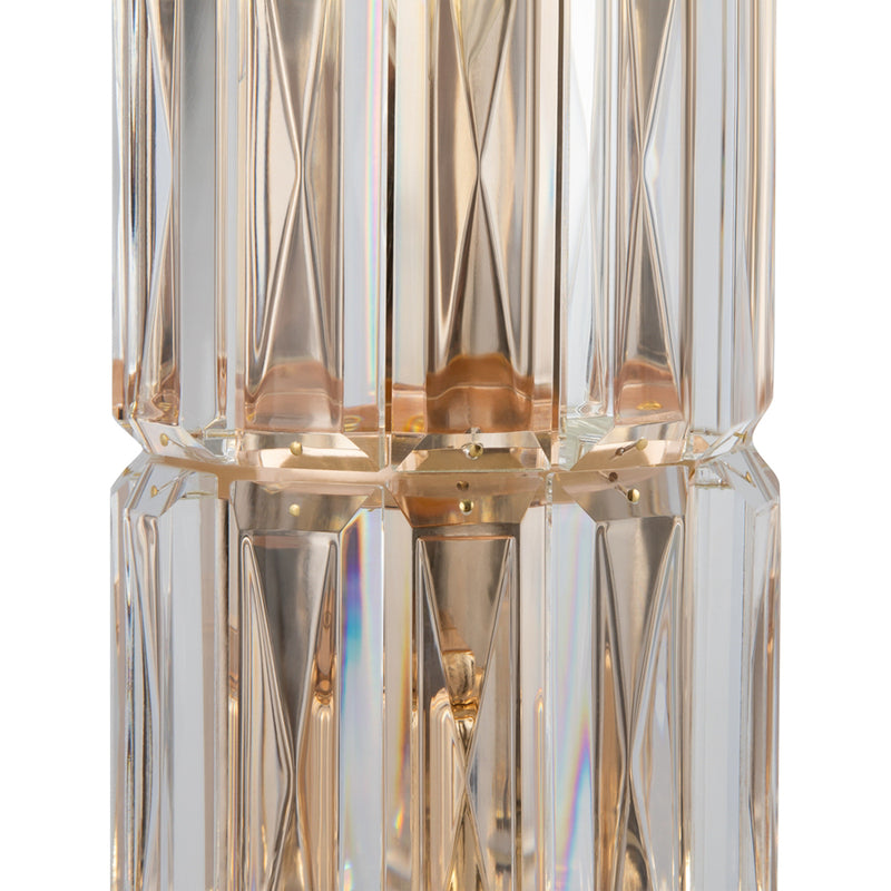 Maytoni Wandleuchte Hängeleuchte Facet LED Lampe goldfarben 75,2cm Höhe - 4251110048277