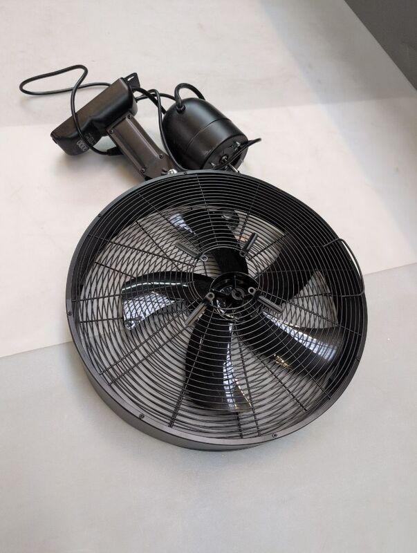 Sygonix Wandventilator Oszillierend 50W Fernbedienung 45cm schwarz 3 Stufen - 4064161389394
