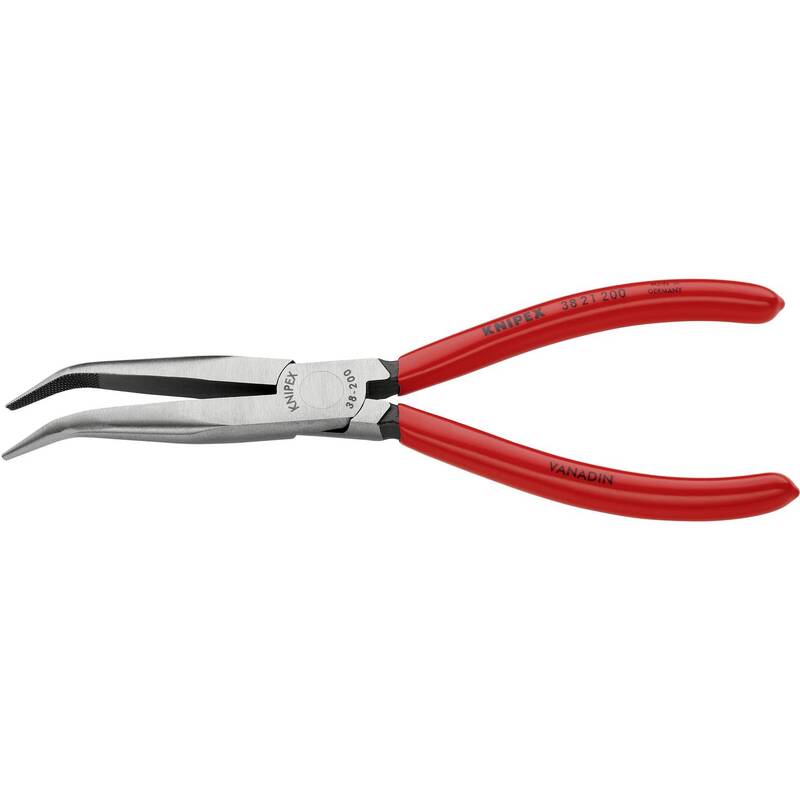 Knipex Flachzange Mechanikerzange 200mm schwarz Kunststoff überzogen gehärtet - 4003773035176