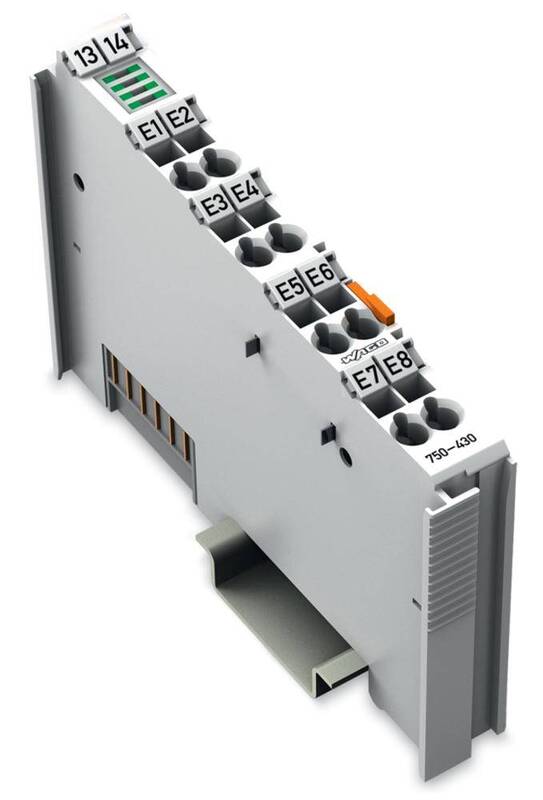 WAGO SPS-Digitaleingangsmodul 750-430 Licht-Grau IP20 TS 35 SPS-Modul Klemme - 4045454392802