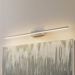 B-Ware MCJ LED Wandleuchte Spiegel Lampe Aluminium Weiss 80 cm Miroir Badezimmer