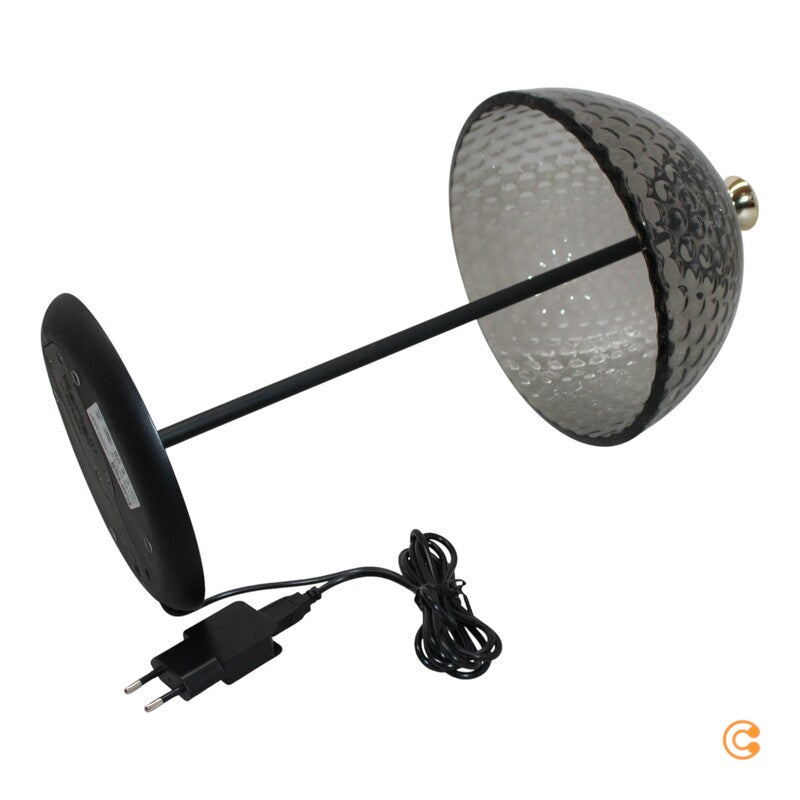 Kartell Pumo Tischleuchte Lampe LED rauchgrau schwarz Kompaktleuchte Wohnzimmer - 8058967362312